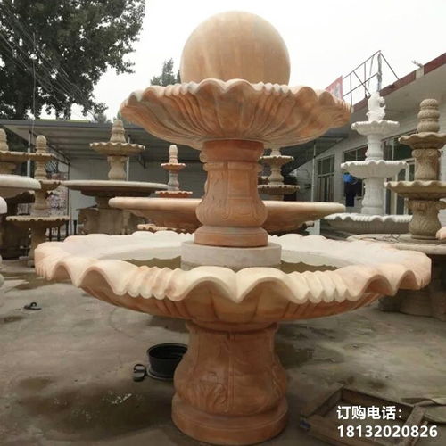 石雕公園球噴泉 龍巖噴泉石雕雕塑制作廠家